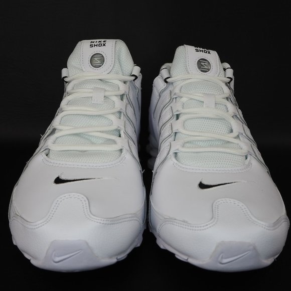 Nike Shox NZ EU Low Mens Running Shoes White Black - Picture 5 of 12